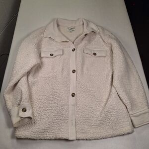 Aerie Soft Cream Textured Pullover